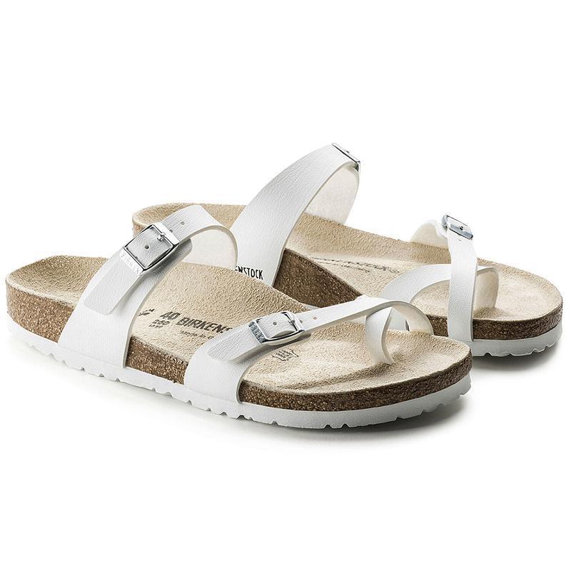 Birkenstock Birko-flor Mayari Dame Hvide | DK 393PJJ